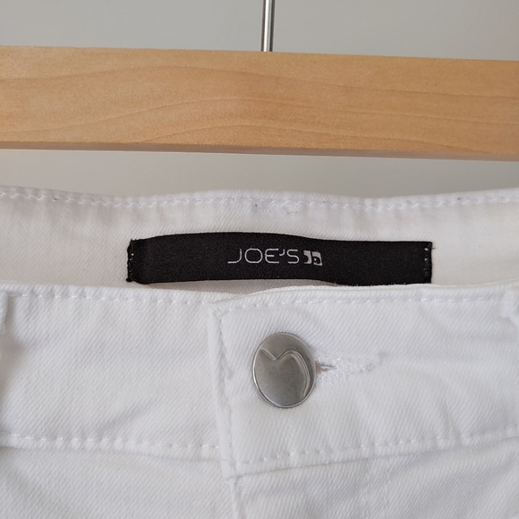 Joe's Jeans White Rolled Denim Shorts Jenny Size 27 - Picture 13 of 15